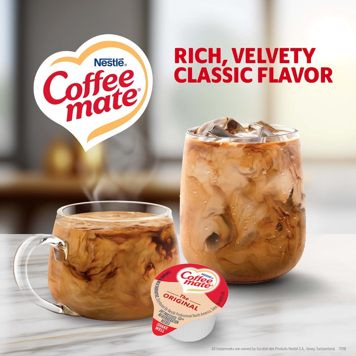 Nestle Coffee mate Creamer, Original, Liquid Creamer Singles, Non... 