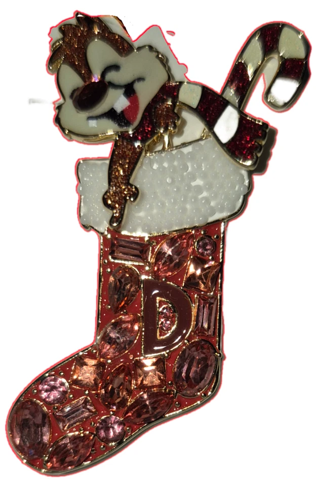 Pendientes de vacaciones de Navidad Chip & Dale de los parques y chuchería de Disney Foto 2 de 4