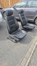 E36 Black Leather Front Seats