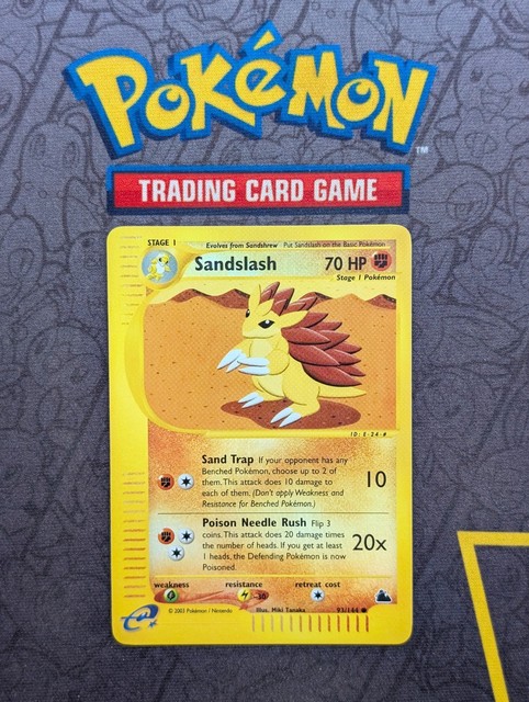 Sandslash [Reverse Holo] #93 (Skyridge (2003))