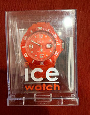 Ice-Watch Quartz 40mm Orange Silicone Watch 10 ATM Date Rotating Bezel