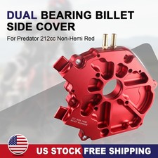 Red Dual Bearing Billet Side Cover - Upgrade ...