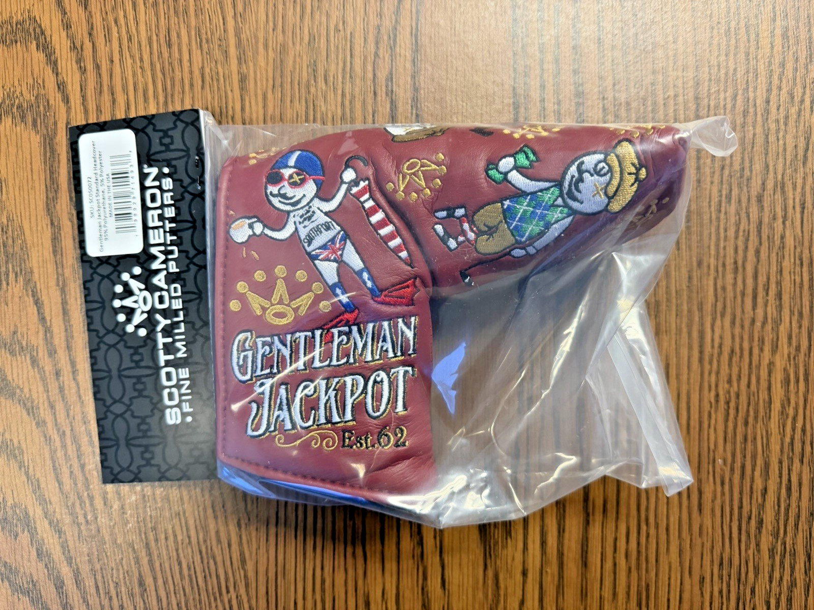 Scotty Cameron 2026 Gentleman Jackpot! Open Championship Putter Headcover! New