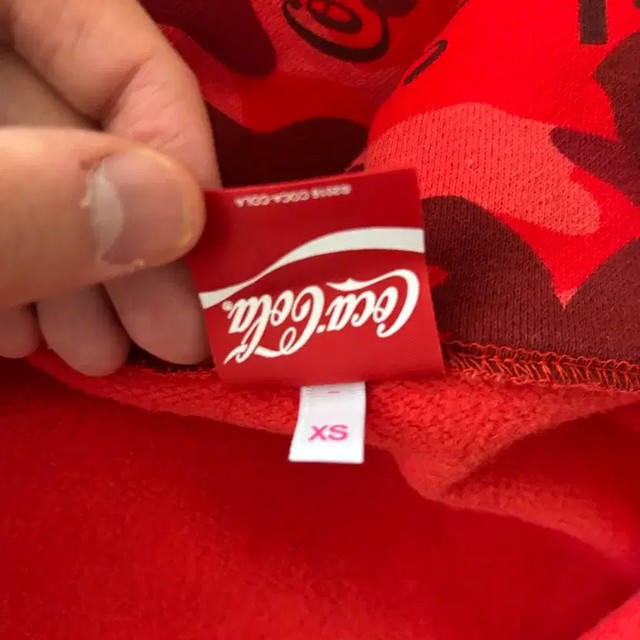 Bape Coca-Cola Collab Full Hoodie XS - Rare Collectible, Excellent