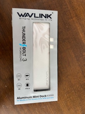 Wavlink Thunderbolt3 Aluminum Mini Dock for MacBook Pro