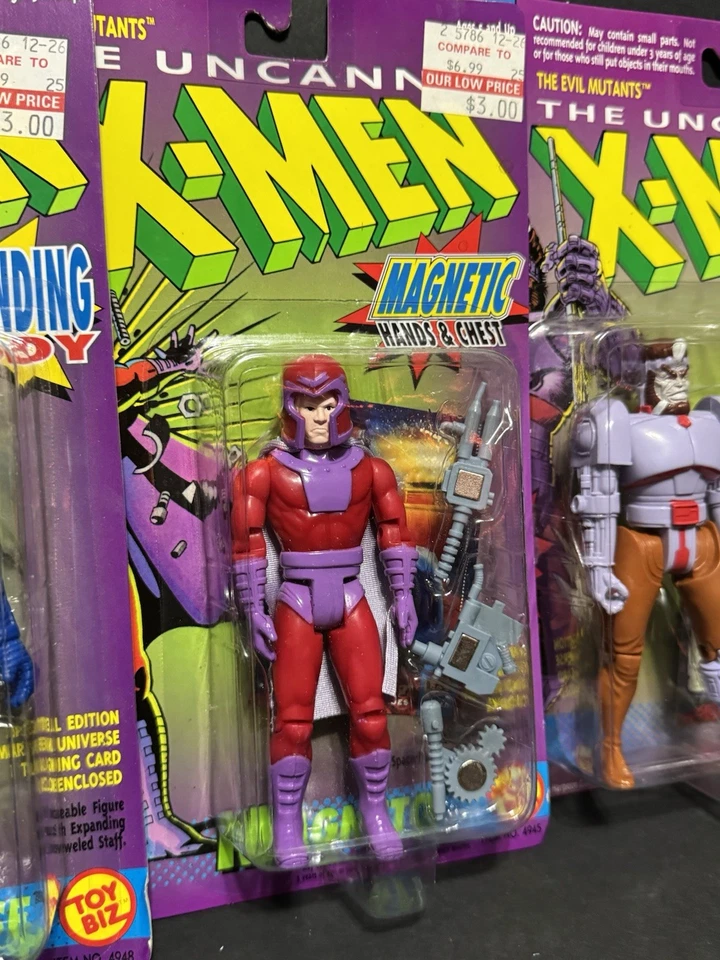RARO THE UNCANNY X-MEN VILLAIN LOTE DE 4 COMO NUEVO Hasbro 1993 Sellado En Caja Foto 4 de 4