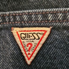 GUESS Jeans VTG 90s Y2K Woman's Short Jeans Sz 4 Georges Marciano 100 Cotton