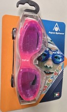 Aqua Sphere Moby Kid CL/L Swim Goggles Clear Kids Anti Fog UV Adjustable New