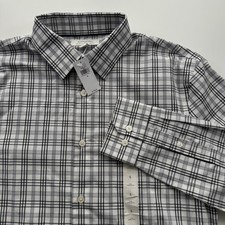 BANANA REPUBLIC Wrinkle Resistant Slim Fit Button Up Dress Shirt Mens Small NWT