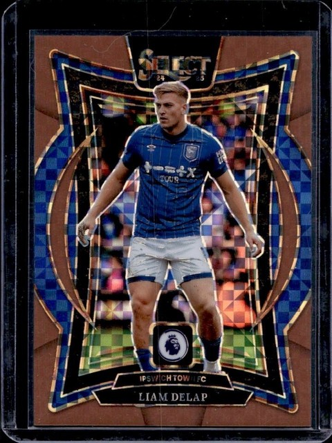 2024-25 Panini Select Premier League Liam Delap Terrace Bronze Checker #/125