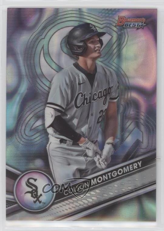 2022 Bowman's Best Top Prospects Aqua Lava Refractor /199 Colson Montgomery 0hw6