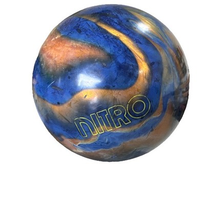 Ebonite Nitro Bowling Ball - 15 Lbs Drilled Very Good