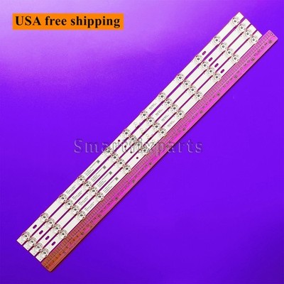 4Pcs LED Strips For TCL GIC65LB105-3030F2.1D-V0.5 B0101-000089 65S434 65S435