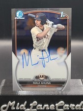 2023 Bowman Chrome Maui Ahuna Auto #CDA-MAH 1st Bowman