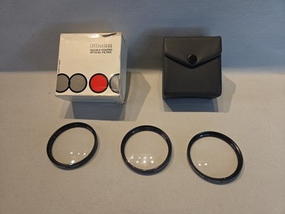 3er Set Photax Close Up / Macro 49mm Filter Nr. 1, 2 & 4 (im Originalkoffer)