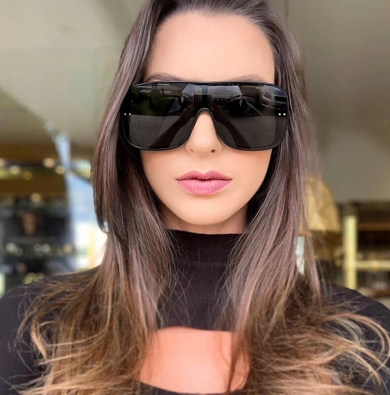 Flat lens sale sunglasses