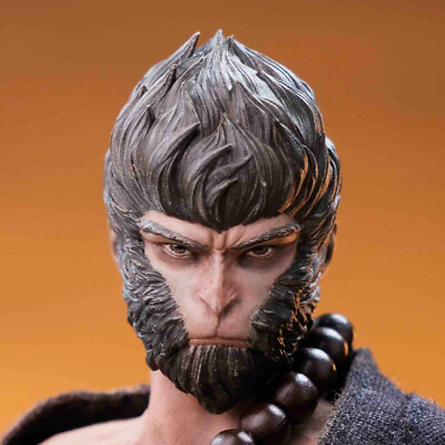 Painted 1:12 Journey to the West Monkey King Sun Wukong Head