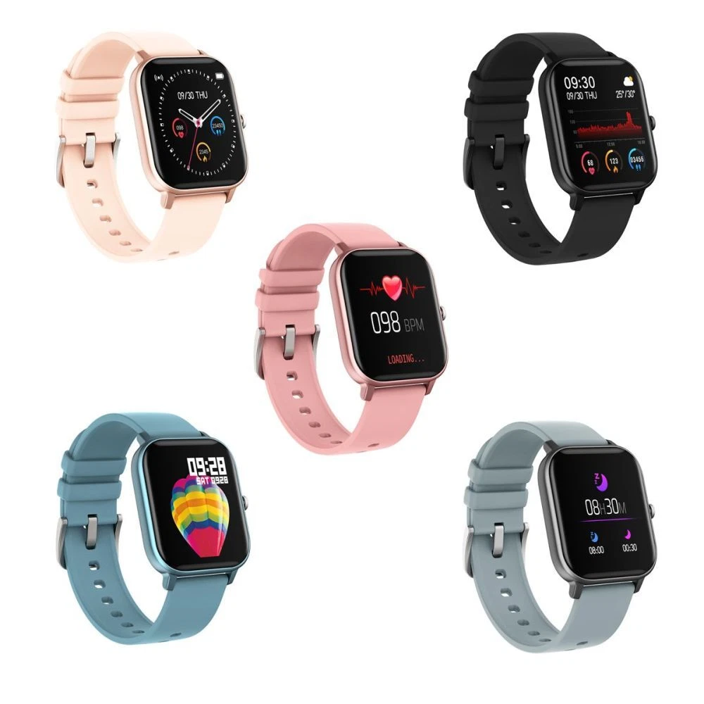 Metalika smartwatch with outlet health & activity tracker