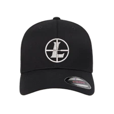  Leupold Logo Embroidered Flexfit Hat Flat and Curved Black, Navy, Olive, Grey