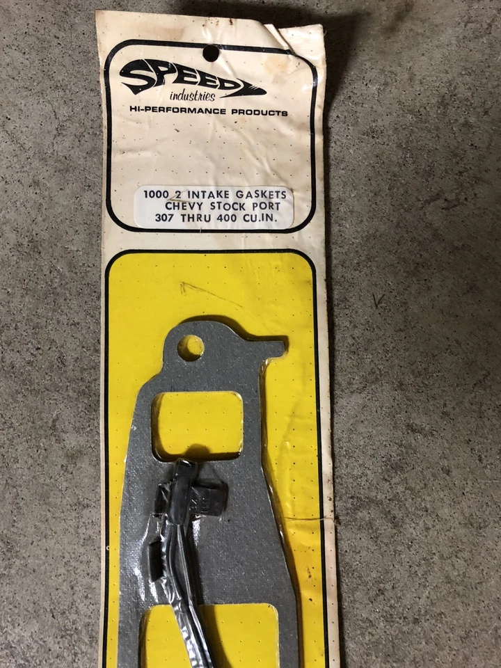 Mr Gasket Speedy Industries Intake Gaskets Chevy 307-400 Stock Port NOS 1000 - Image 2 of 4