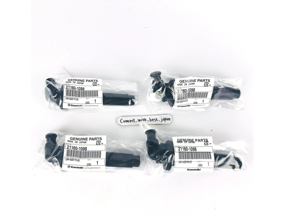 KAWASAKI GENUINE ZR1200DGF Spark Plug Caps x4 set ZX1100 OEM Parts