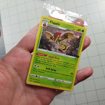 Flapple 022/192 Gamestop Exclusive Pokemon Battle Card Promo Holo