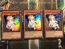 3X ASH BLOSSOM & JOYOUS SPRING 3X * ALTERNATE ART SUPER RARE RA04-EN025 YUGIOH!