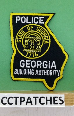 GEORGIA BUILDING AUTHORITY POLICE SHOULDER PATCH GA 2 | eBay