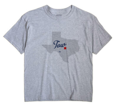 Tow Texas TX T-Shirt MAP