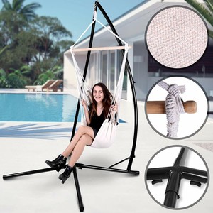 Hamac De Jardin Chaise Hamac Support Balancelle Transat Fauteuil Suspendu Ebay