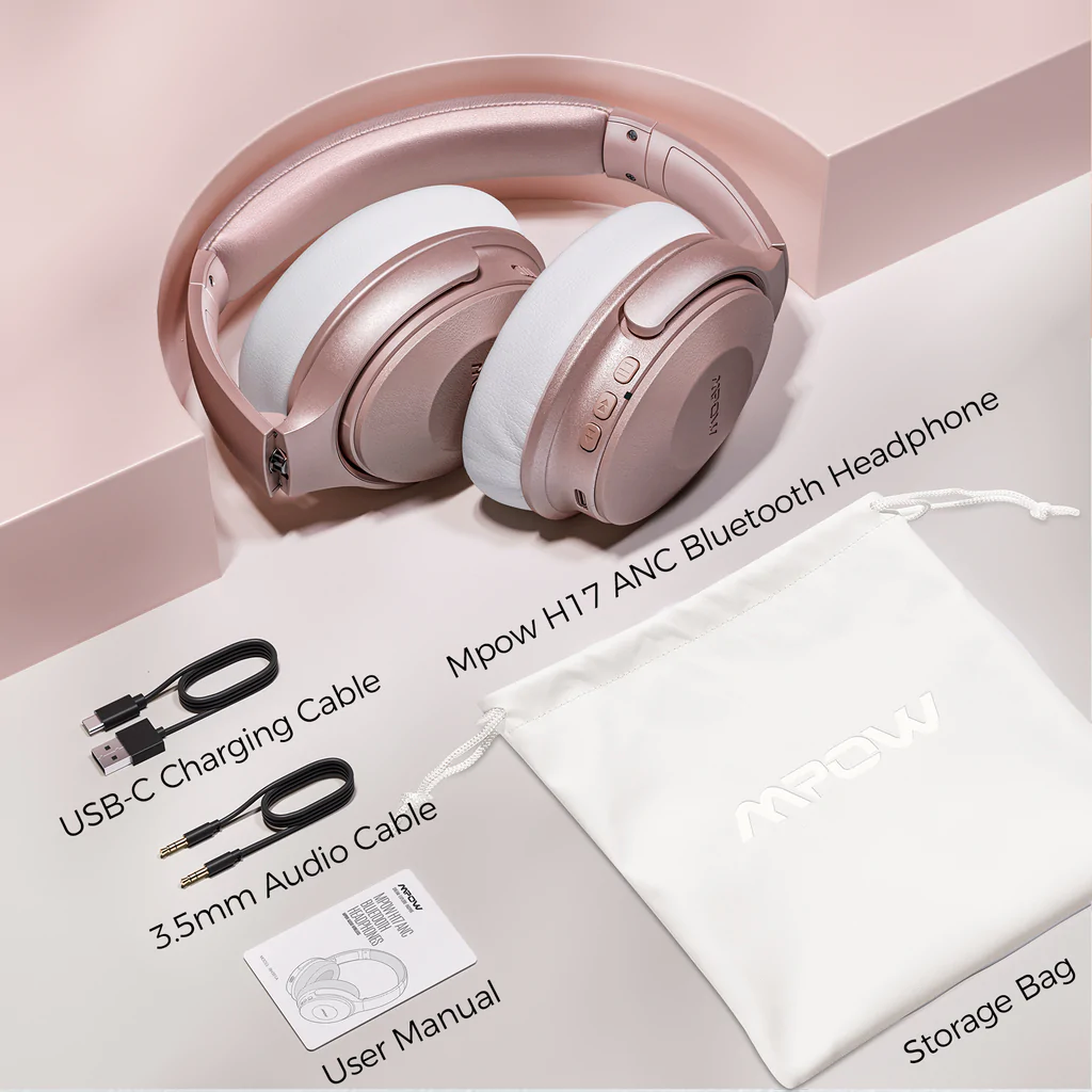 Charger Cable Mpow H1 Review Mpow H17 Active Noise Cancelling