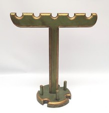 Vintage HandMade Wood Sewing Thread Spool/ Jewelry Display Stand Holder