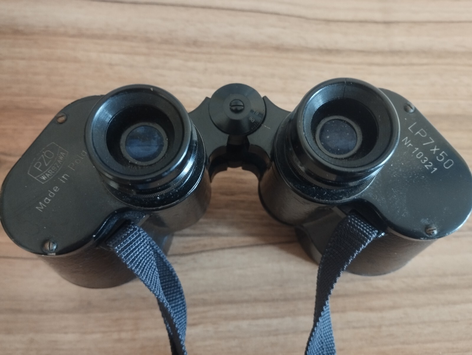 Polish PZO WARSZAWA LP 7x50 binoculars, Polish Navy (Marynarka Wojenna) — image 2