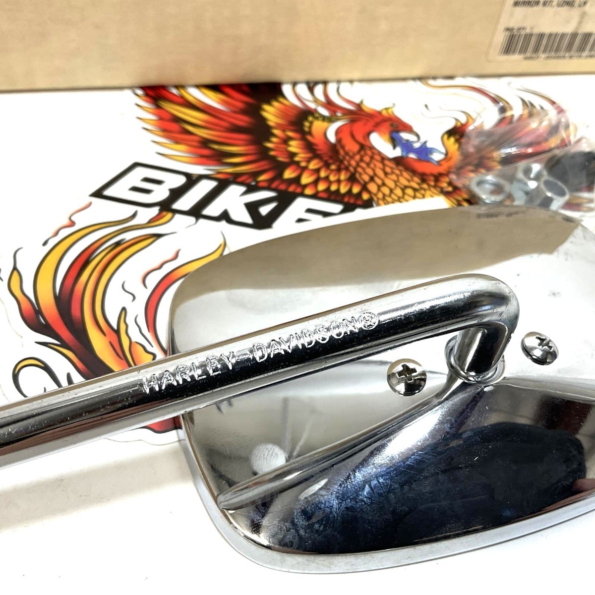 mikiroomページ Biker's Choice 1-Piece Mirrors for '65-11 H-D Models -Left