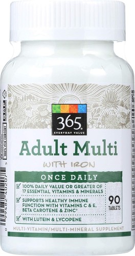 Daily Adult Multi with Iron, 90 Capsules - Immune Support Vitamins & Minerals - Picture 3 of 7