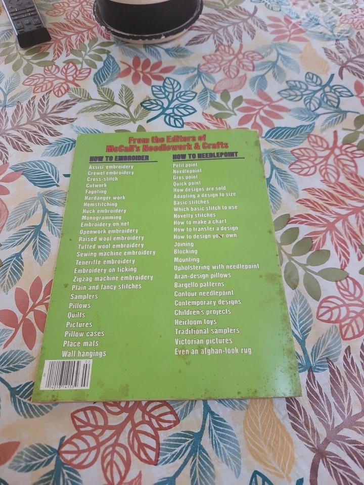 McCall's Needlepoint & Embroidery Encyclopedia Vintage 1978 Patterns and How-To - Image 2 of 4