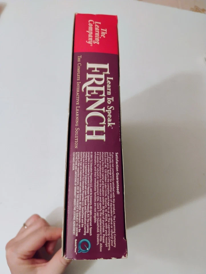 NOS The Learning Company Learn to Speak French 7.0 New & Sealed Educational - Image 4 of 4