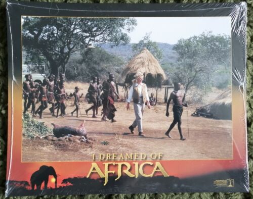I DREAMED OF AFRICA (2000) Original Set of SEALED 8x10 Lobby Cards Kim Basinger - Picture 1 of 1