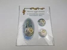 Twisted Oaks Designs A Patchwork Garden Pincushion Ball Cross Stitch Pattern