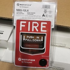 NEW NOTIFIER NBG-12LX FIRE ALARM ADDRESSABLE DUAL ACTION PULL STATION WITH KEY