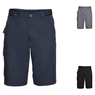 Russell Herren Cargo Shorts Polycotton Twill Sommer Arbeitskleidung 28 - 48 Inch Taille