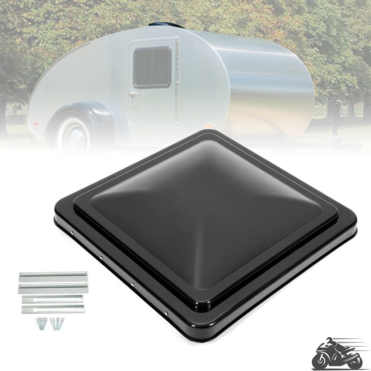 RV Roof Vent Cover Top Lid For Camper Trailer Fresh Air 