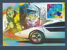 carte  1er jour  automobile  salon de l' auto    75  Paris   1998