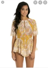 Zimmermann Confetti Scallop Top Size 0 Brand New With Tags