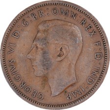 [#1340012] Moneta, Gran Bretagna, 1/2 Penny, 1937