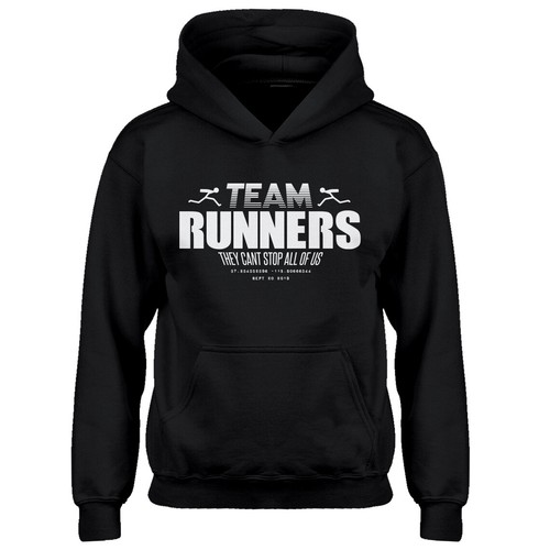 Youth TEAM RUNNERS Kids Hoodie #4164