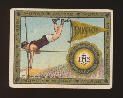 1910 T51 Murad COLLEGE SERIES (76-100) -BOSTON COLLEGE (Pole Vaulter)
