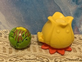 Spinmaster Zoobles Spring To Life sea habit Seagonia green fish Toy Figure Sega