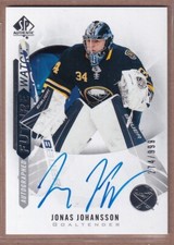 2020-21 SP Authentic Future Watch #191 Jonas Johansson RC AUTO /999 - SABRES