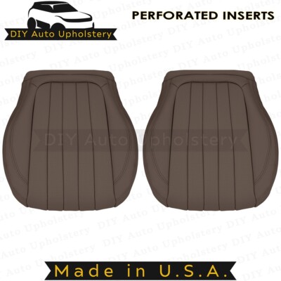 2017 to 2020 For Mercedes Benz E350 Driver & Passenger Bottom Vinyl Cover Brown